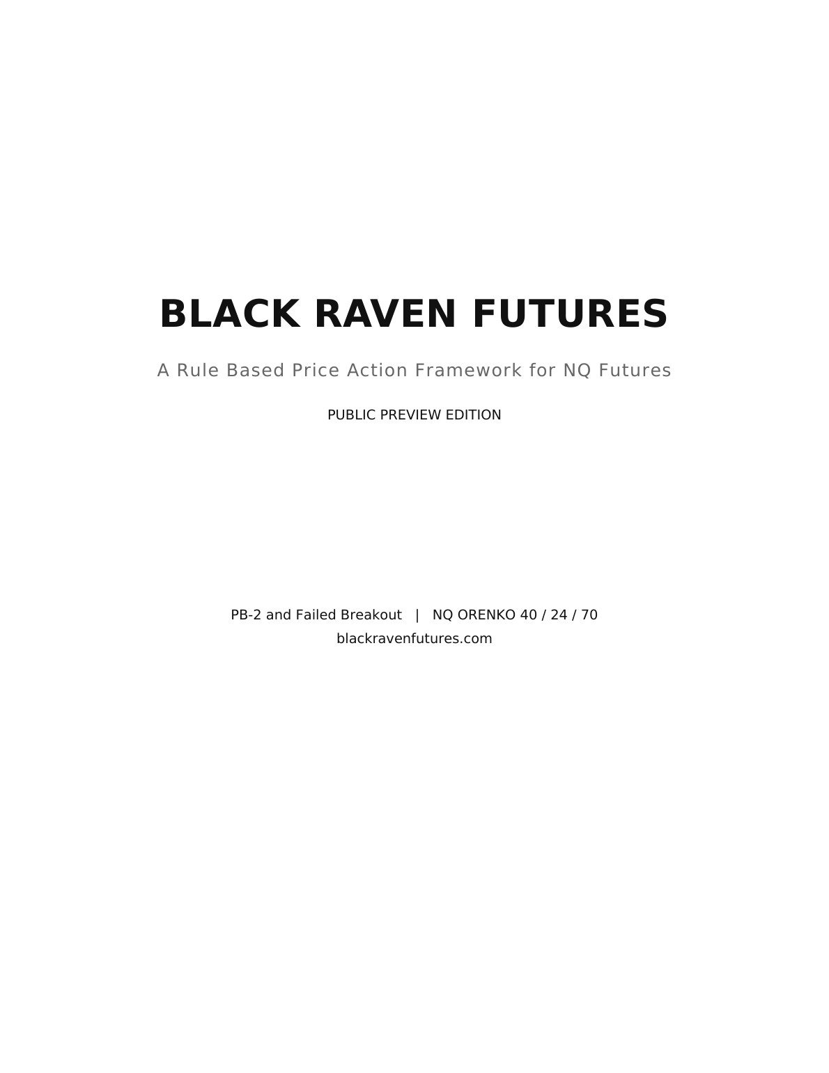 Trading manual preview page 1