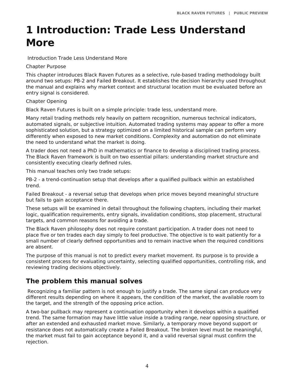 Trading manual preview page 4