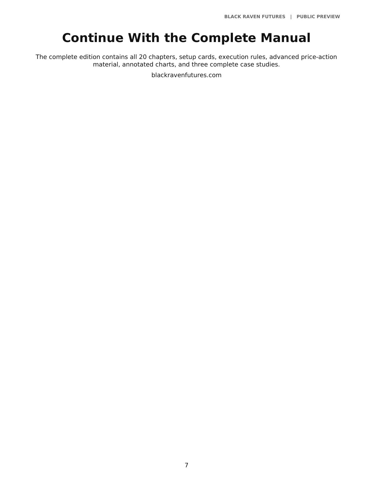 Trading manual preview page 7